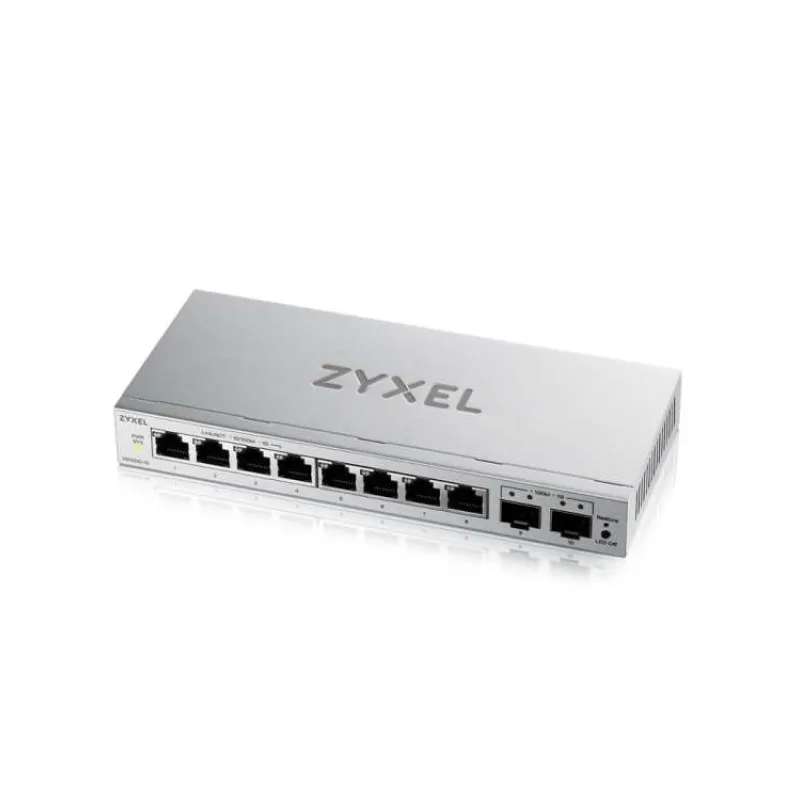 Zyxel GS1200-10 v3, 8 Port Gigabit, 2 x SFP webmanaged Desktop Switch (GS1200-10V3-EU0101F)