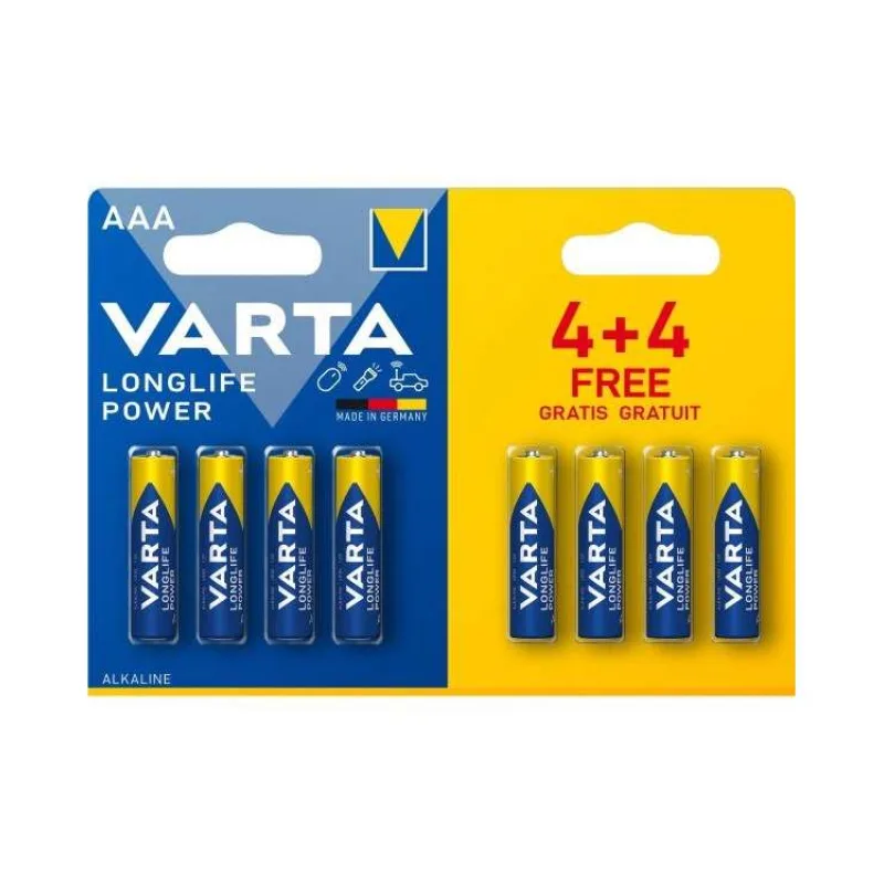 Varta LR03/4+4 Longlife POWER 4903 (409665,00)