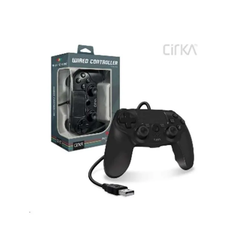 Cirka NuForce Wired Game Controller for PS4/PC/Mac (Black) (M07527-BK)