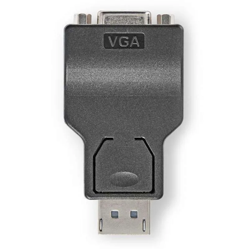 NEDIS adaptér DisplayPort/ zástrčka DisplayPort - zásuvka VGA/ černý/ blistr (CCGB37935BK)