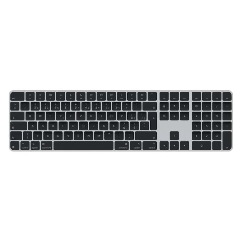 Apple Magic Keyboard s Touch ID a Numerickou klávesnicou - SK - čierne klávesy (USB-C) (MXK83SL/A)