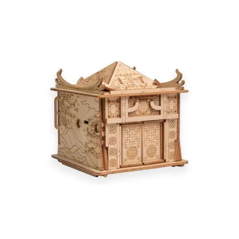 EscapeWelt Dřevěný hlavolam Dračí dům (EW15)