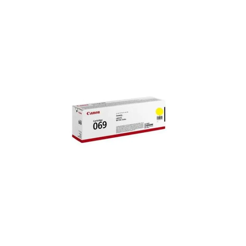 Canon originální toner Cartridge 069 Y žlutý, MF752Cdw, 754Cdw, LBP673Cdw, kapacita 1 900 stran (5091C002)