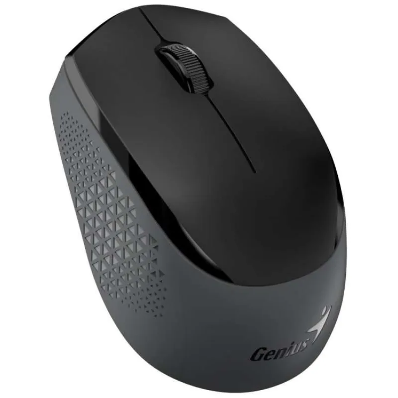 Genius NX-8000S BT, myš, bezdrátová, 1200DPI, 3 tlačítka, Bluetooth, USB 2,4 GHz, černo-šedá (31030034401)