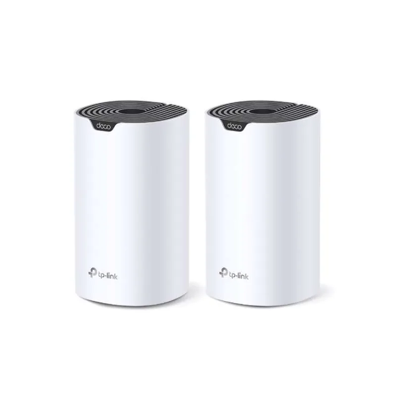 AC1900 Whole Home Mesh Wi-Fi System SPEED: 600 Mbps at 2.4 GHz +1300 Mbps at 5 GHz SEPC: 3× Internal Antennas, 3× Gigabi (Deco S7(2-pack))