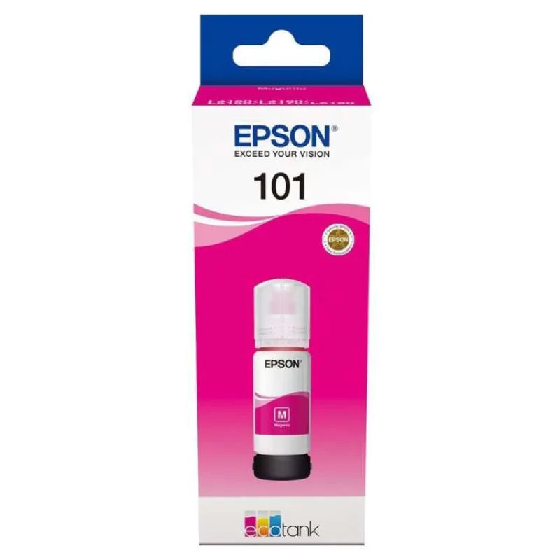 Epson inkoustová náplň/ T03V34A/ 101 EcoTank/ L6160/ L6170/ L6190/ L4150/ L4160/ Magenta (C13T03V34A)
