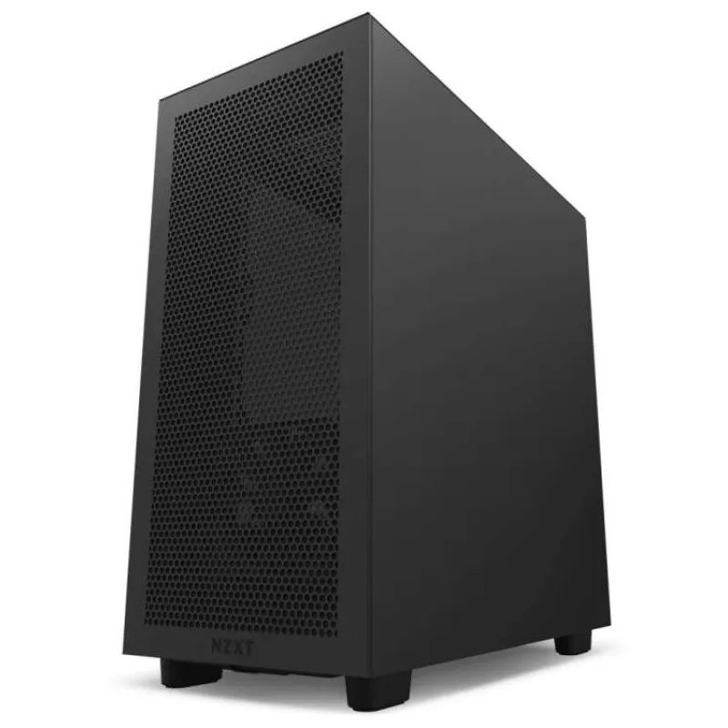NZXT skříň H7 Flow edition / ATX / 3x 120 mm fan / USB-C / 2x USB / prosklená bočnice / mesh panel / černá (CM-H72FB-01)