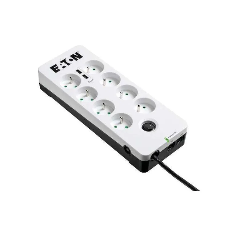 EATON Prepäťová ochrana - predlžovací kábel Protection Box 8 Tel, FR, 1,8m (PB8TUF)