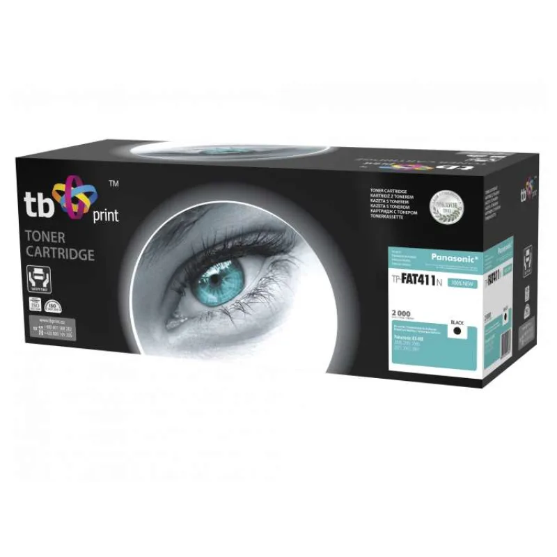 Toner TB kompatibilný s Panasonic KX-FAT411E,Black (TP-FAT411N)