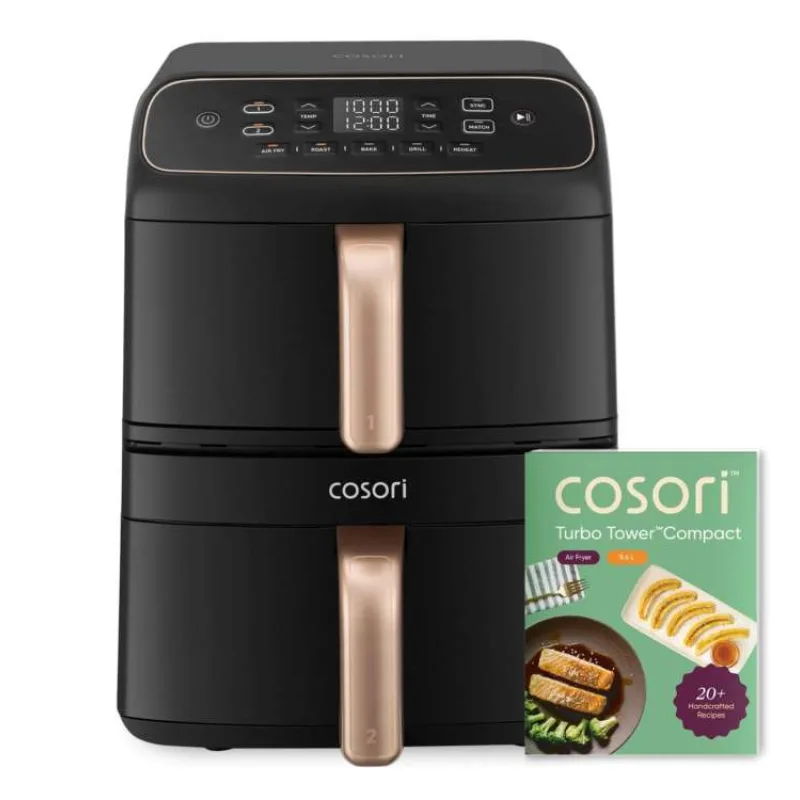 Cosori Turbo Tower Compact horkovzdušná fritéza 8,6 L černá (CAF-DC861-CEUR)