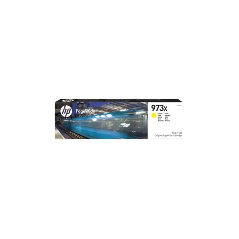 HP 973X High Yield Yellow Original PageWide Cartridge (F6T83AE)