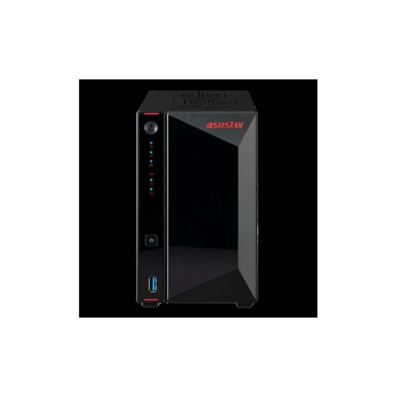 Asustor Nimbustor 2 Gen2 AS5402T 2 Bay NAS, Quad-Core 2.0GHz CPU, Dual 2.5GbE Ports, 4GB DDR4, 4x M.2 SSD Slots (AS5402T)