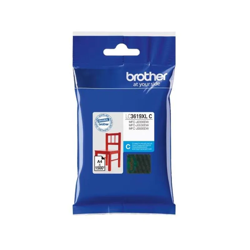 kazeta BROTHER LC-3619XL Cyan MFC-J2330DW/J3530DW/J3930DW (1500 str.) (LC3619XLC)