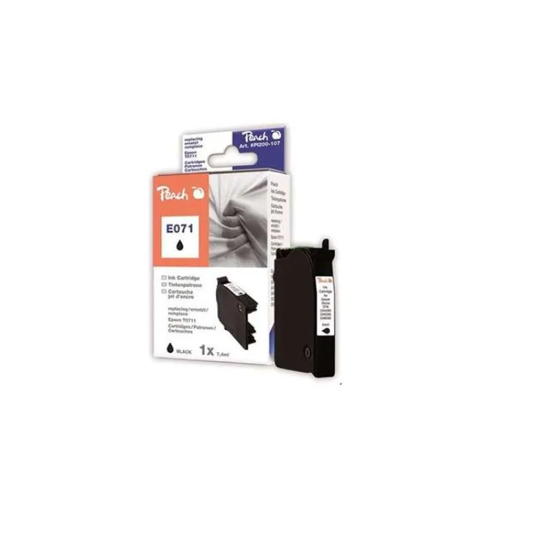 PEACH kompatibilní cartridge Epson T0711, black, 8,4 ml (313933)
