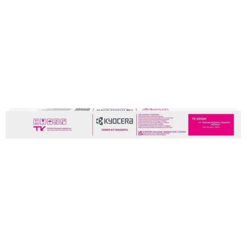 Kyocera Toner TK-8595M magenta na 24 000 A4 (při 5% pokrytí), pro TASKalfa MZ5001ci/MZ6001ci/MZ7001ci (TK-8595M)