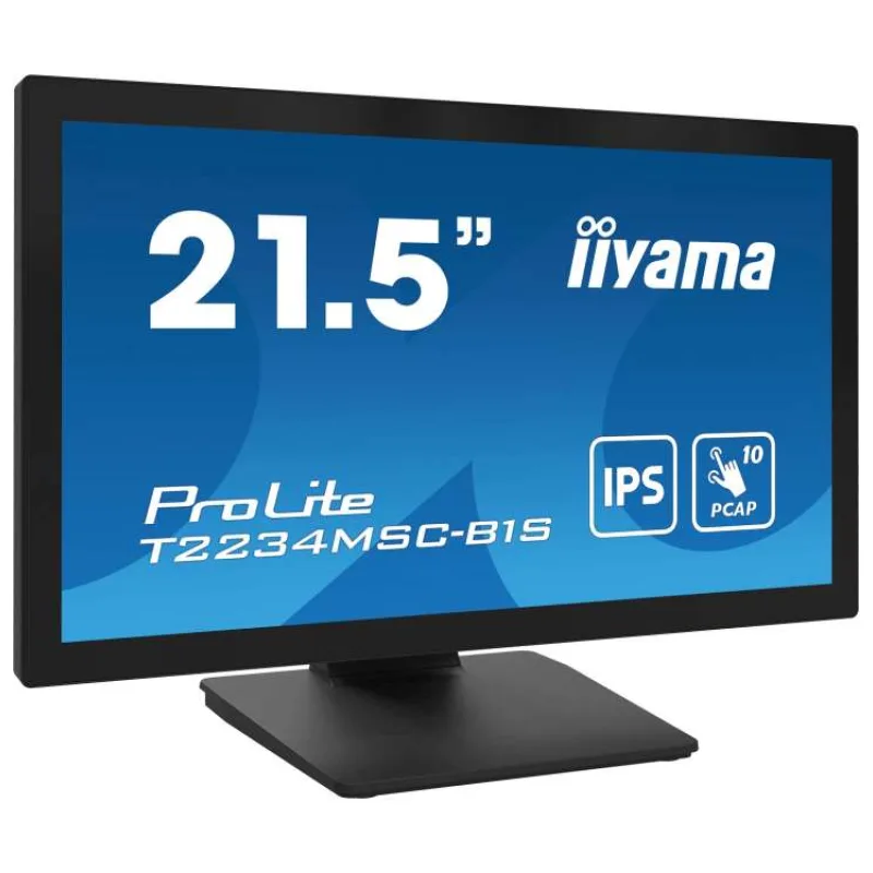 22" LCD iiyama T2234MSC-B1S: PCAP, 10P, IPS, FHD, HDMI (T2234MSC-B1S)