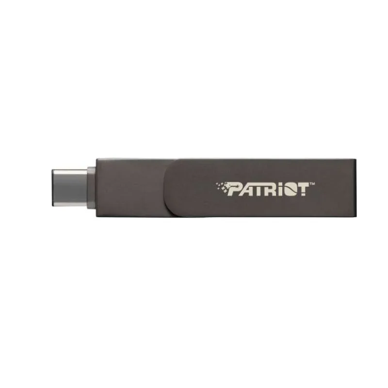 Patriot iLuxe Stick C MFi/256GB/USB 3.2/Lightning + USB-C/Čierna (PI256GSKM30CL)