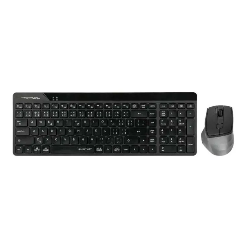 A4tech FG2400 Air2, bezdrátový kancelářský set klávesnice s myší, CZ, černá (FG2400AIR2-BK)