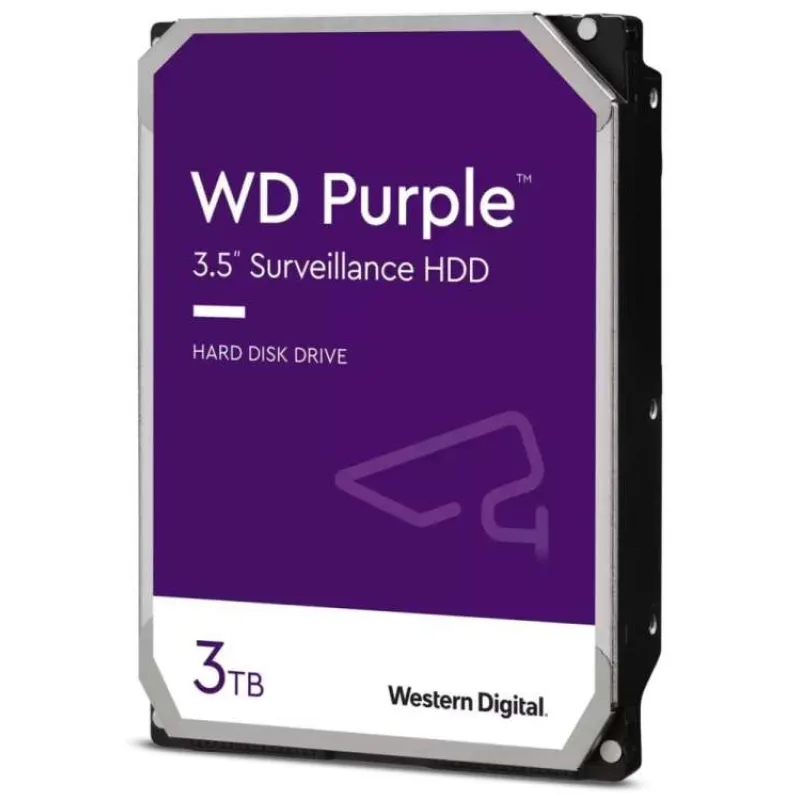 WD PURPLE WD33PURZ 3TB, SATA III 3.5", 256MB, 175MB/s, Low Noise, CMR (WD33PURZ)