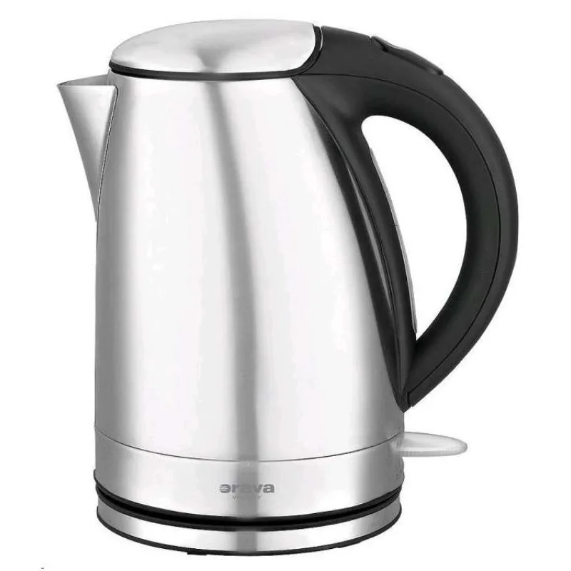 Orava VK-3217 S rychlovarná konvice, 2000 W, 1.7 l, automatické vypnutí, stříbrná (VK-3217 S)