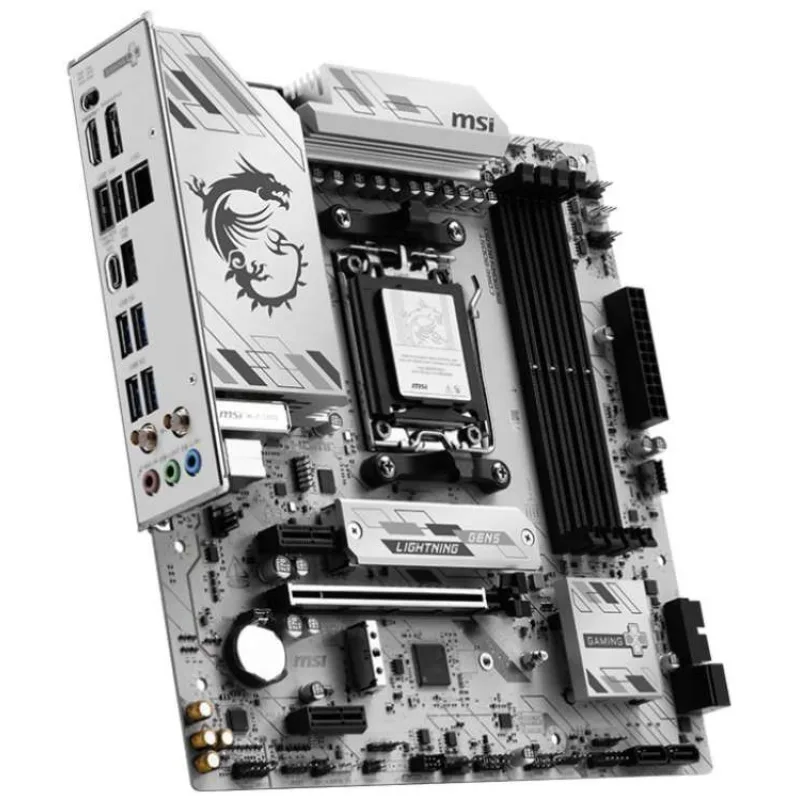 MSI MB Sc B850M GAMING PLUS WIFI6E, AMD B850, 4xDDR5, 1xHDMI, 1xDP, WiFi, mATX (B850M GAMING PLUS WIFI6E)