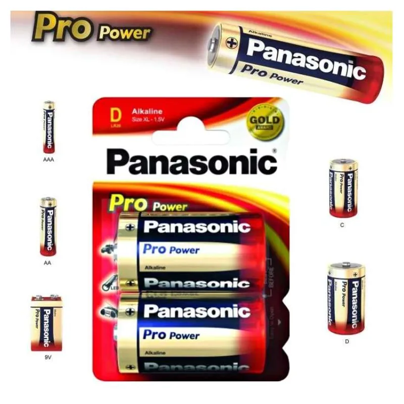 Alkalická baterie D Panasonic Pro Power LR20 2ks (09834)