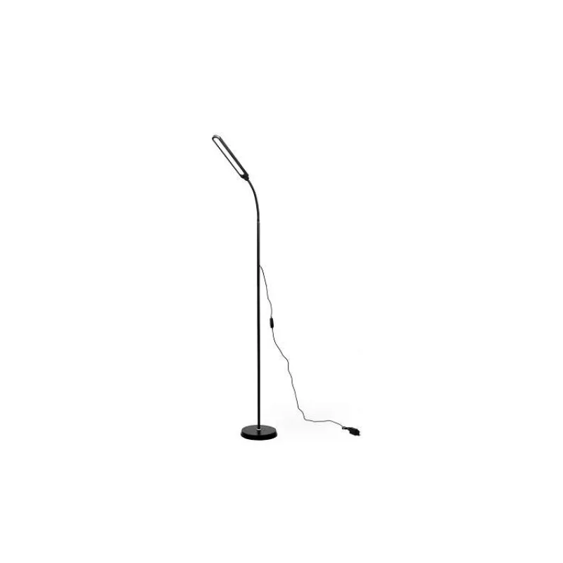 PLATINET stojací lampa SIGNUS 10W 84 LED 500 lumenů, černá, výška 150cm (PFL22B)