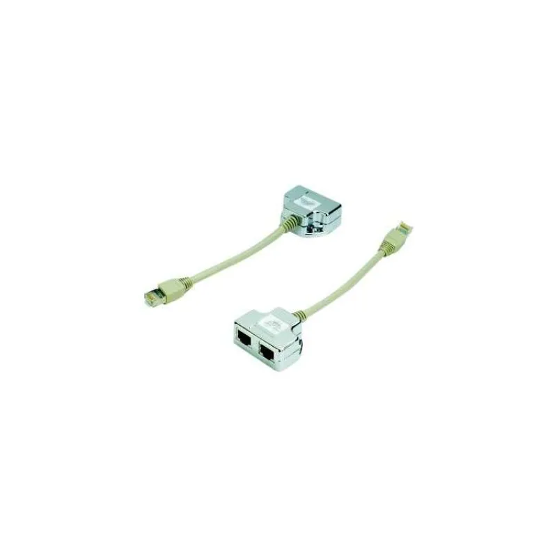 DATACOM "Y" adaptér STP CAT5E PC / PC+PC (4251)