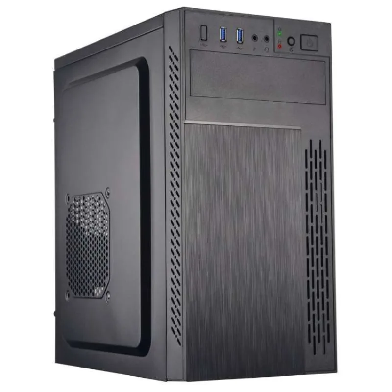 EUROCASE MidT ML M6-505B / mATX / bez zdroje / 2x USB 3.0 / černá (P001049859505)