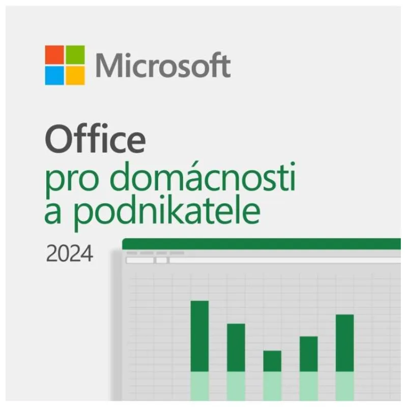 Elektronická licence: Microsoft Office pro domácnosti a podnikatele 2024 Czech Medialess - ESD (elektronická) licence (EP2-06606)
