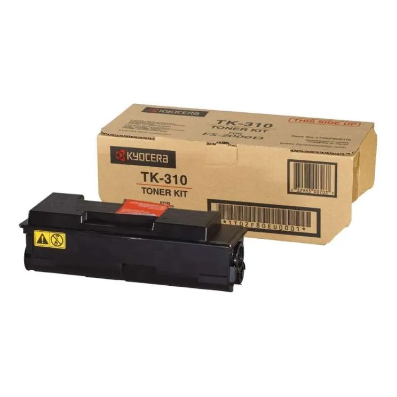 Kyocera toner TK-310 na 12 000 A4 (při 5% pokrytí), pro FS-2000D/20000DN/3900DN/4000DN (TK-310)