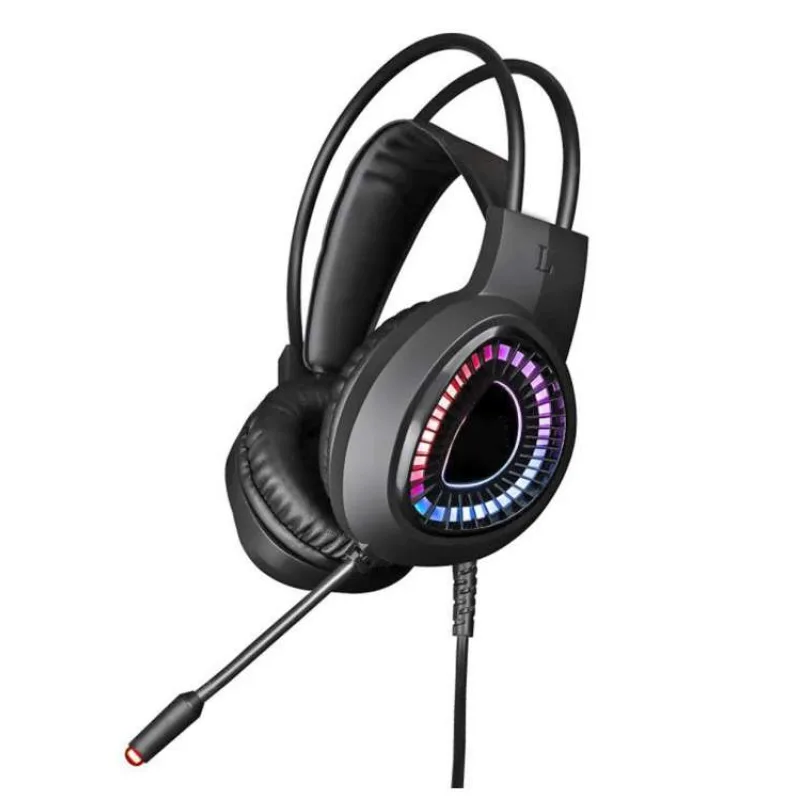 VARR GAMING RGB HEADPHONES 40MM WITH MIC USB 7.1 FOR PC & PS5 BLACK (VH8010)