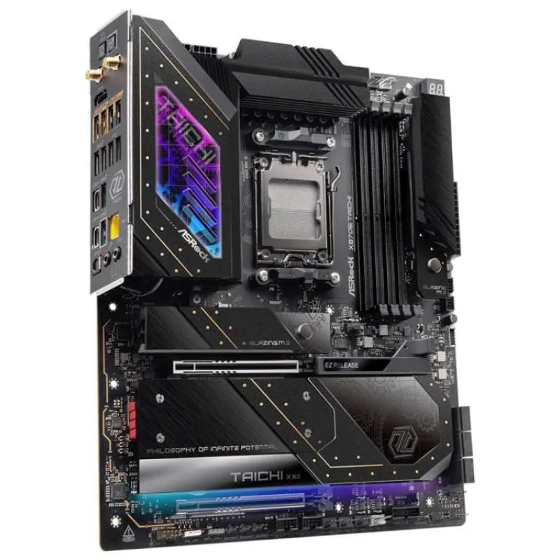 ASRock X870E Taichi / AMD X870E / AM5 / 4x DDR5 DIMM / 4x M.2 / HDMI / USB-C / WiFi / EATX (90-MXBP90-A0UAYZ)