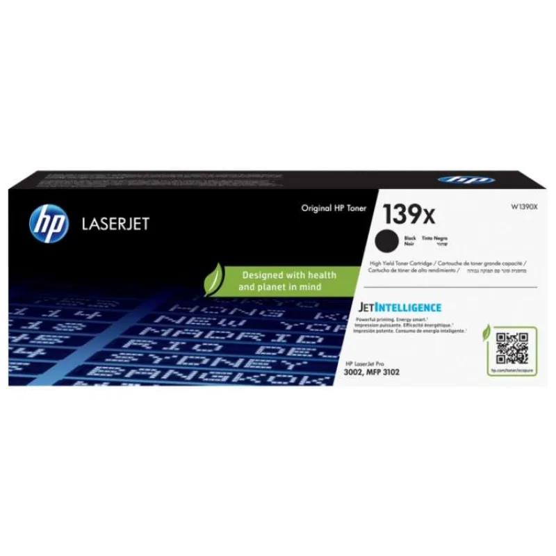 HP 139X High Yield Black Original LaserJet Toner Cartridge (W1390X)