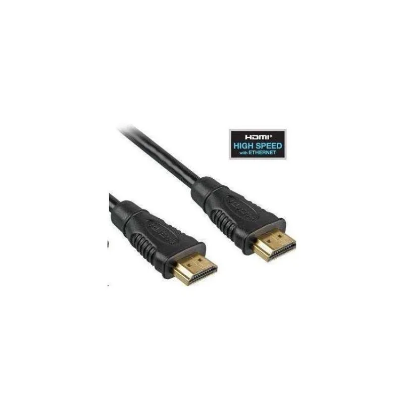 PremiumCord HDMI High Speed + Ethernet kabel, zlacené konektory, 1,5m (kphdme015)