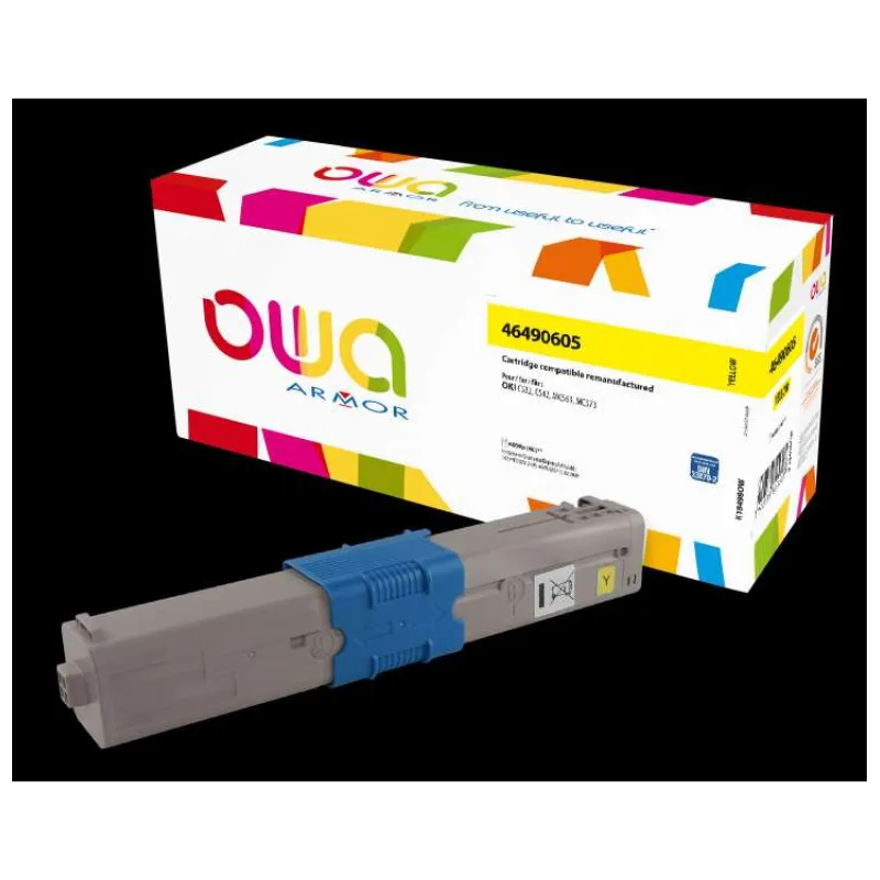 OWA Armor toner kompatibilný s OKI 46490605, 6000st, žltá/yellow (K18498OW)