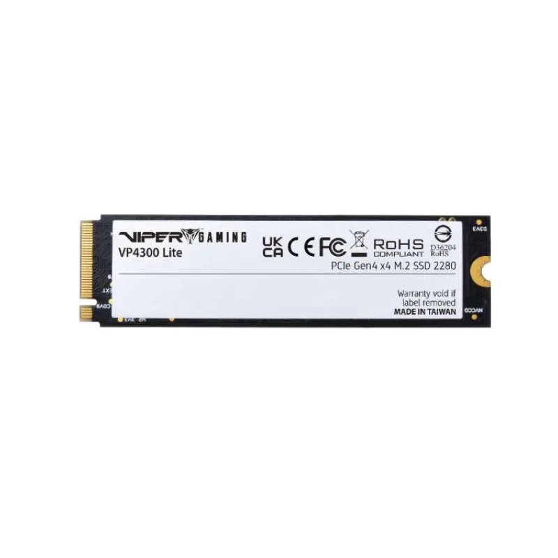 PATRIOT VIPER VP4300 Lite 1TB SSD / Interní / M.2 PCIe Gen4 x4 NVMe / 2280 / DRAMLESS (VP4300L1TBM28H)
