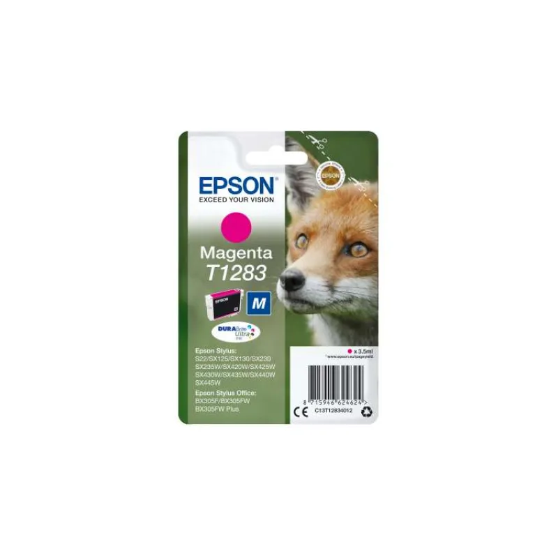 Epson Singlepack Magenta T1283 DURABrite Ultra Ink (C13T12834012)