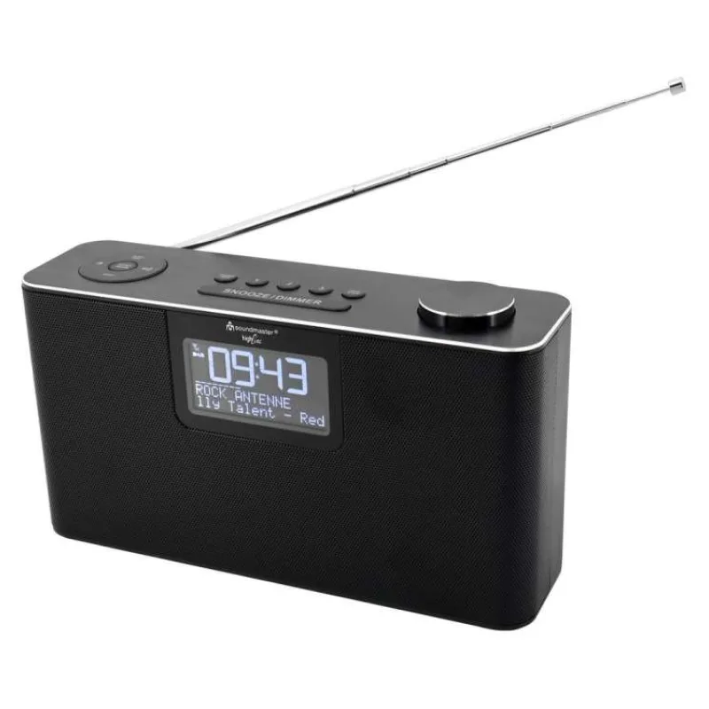 Soundmaster DAB700SW rádio/ DAB+/ UKW/ RDS/ BT/ MP3/ Budík/ Hodiny/ Černé (DAB700SW)