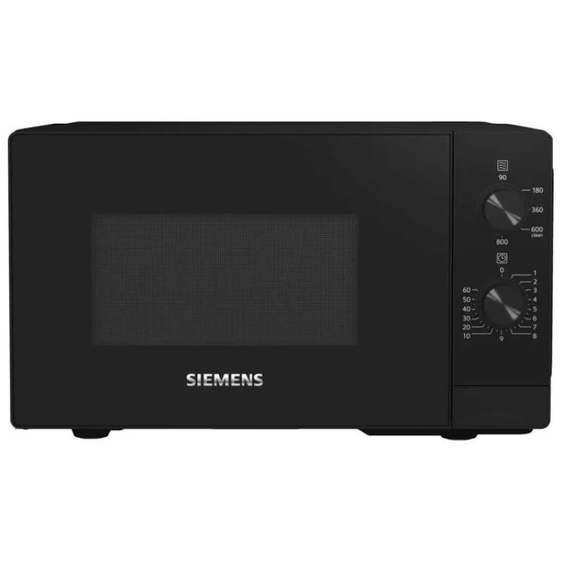 Siemens iQ300 FF020LMB2, mikrovlnná trouba, 800 W, 5 úrovní ohřevu, talíř 27 cm, černá (FF020LMB2)
