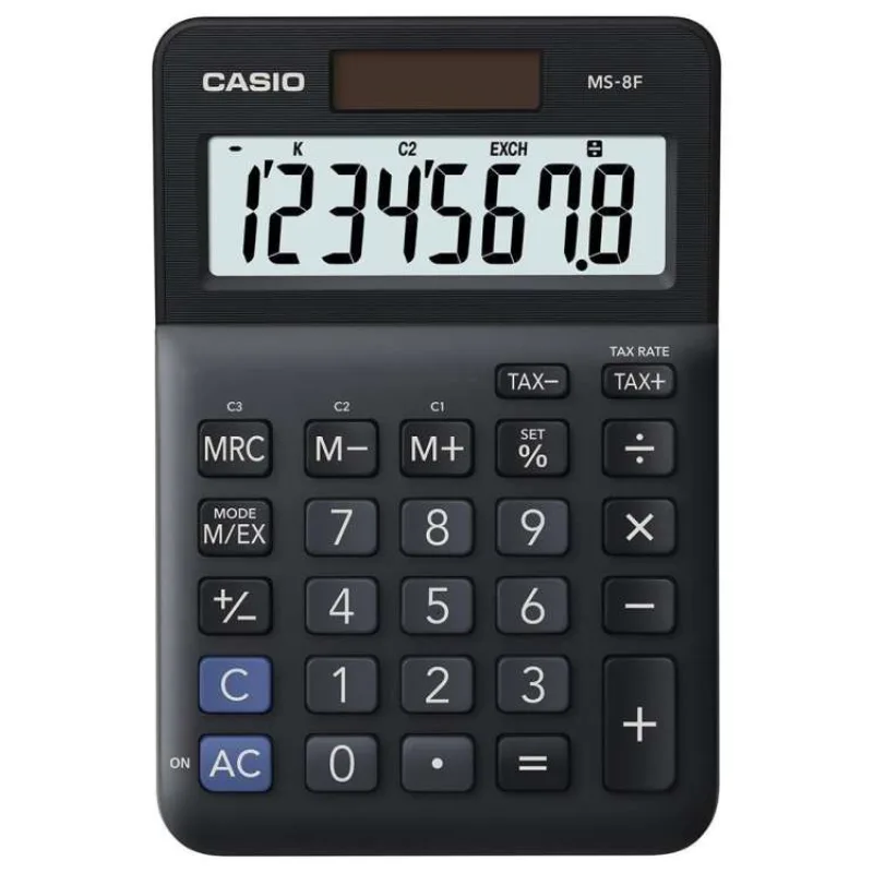 CASIO kalkulačka MS 8 F, stolní kalkulátor (MS 8 F)