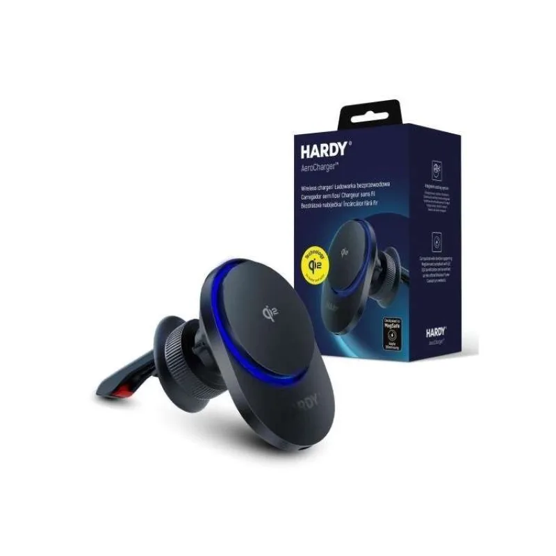 3mk HARDY AeroCharger 15W MPP Qi2 Black (5903108646536)