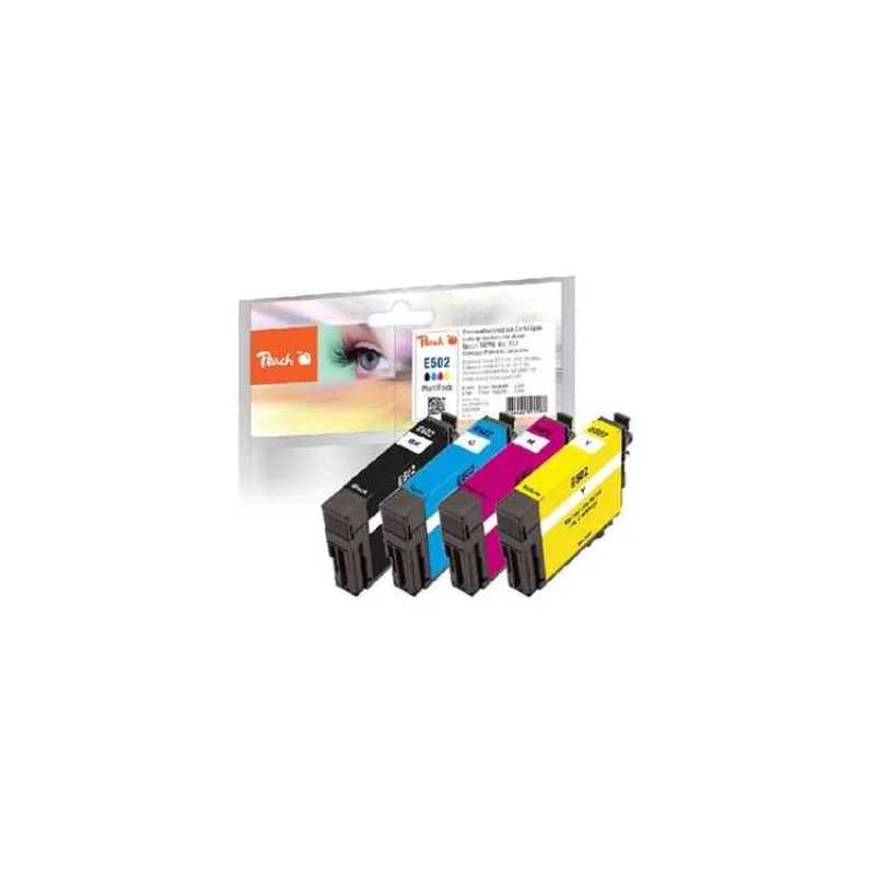 PEACH kompatibilní cartridge Epson 502 MultiPack, 1x6.2ml 3x5.2ml (320869)