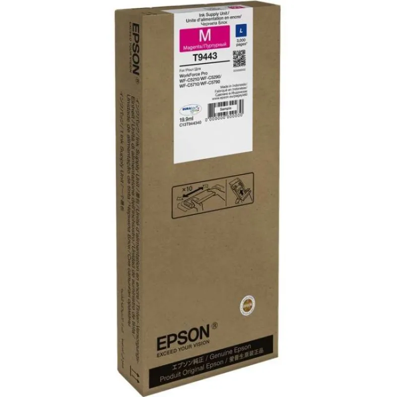 Epson inkoustová náplň/ C13T944340/ WF-C5790DWF/ WF-C5710DWF/ WF-C5290DW/ WF-C5210DW/ magenta (C13T944340)