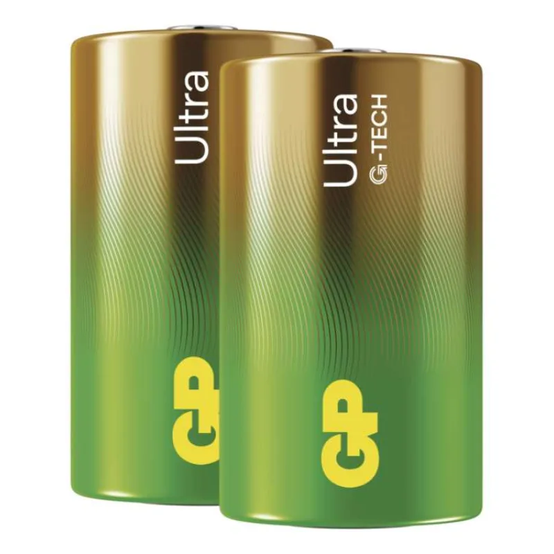 GP Alkalická batéria ULTRA D (LR20) - 2ks (1013422100)