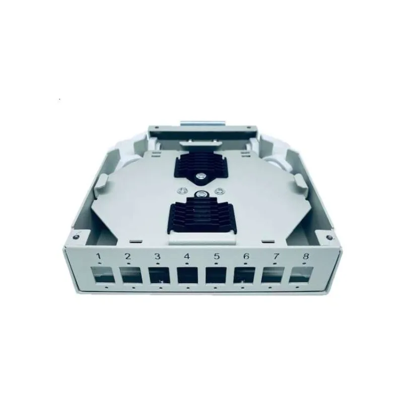 Optický box 8C na DIN lištu 8xSC Simplex ()