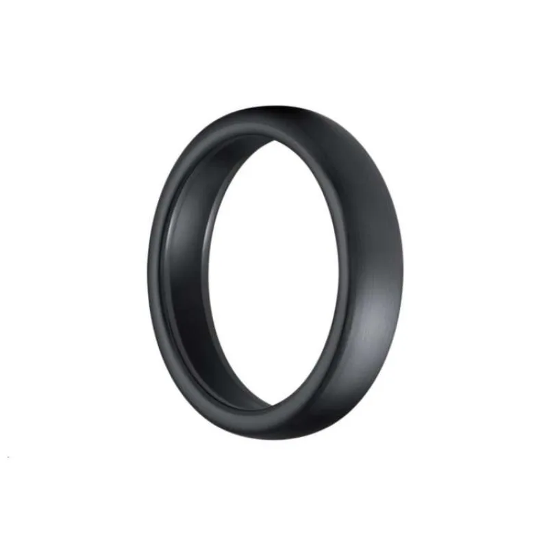 CARNEO PAY RING BRUSHED payment ring s brúseným povrchom čierny, v.10 (8588010359230)