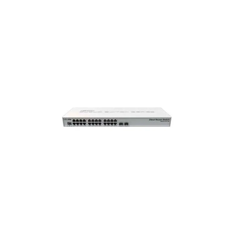 MikroTik Cloud Router Switch CRS326-24G-2S+RM, 800MHz CPU,512MB RAM, 24xLAN, 2xSFP+ slot, vč. L5 (CRS326-24G-2S+RM)
