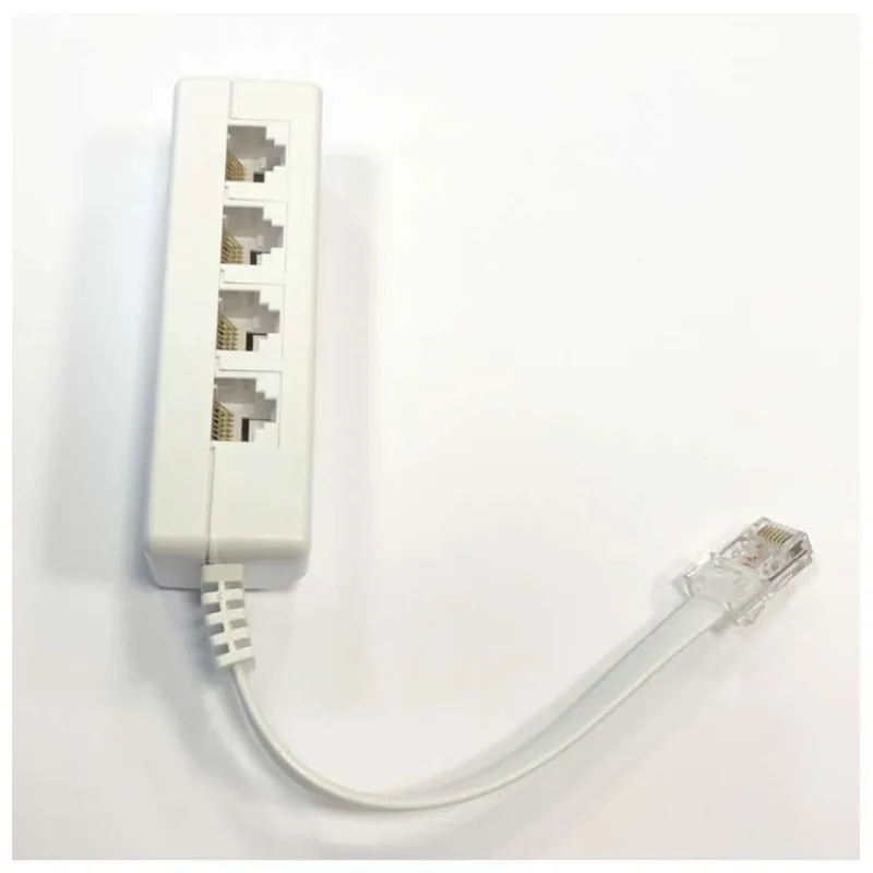 DATACOM Rozčtverka UTP CAT3 4xRJ45 (8p2c-1M/4F) (4207)