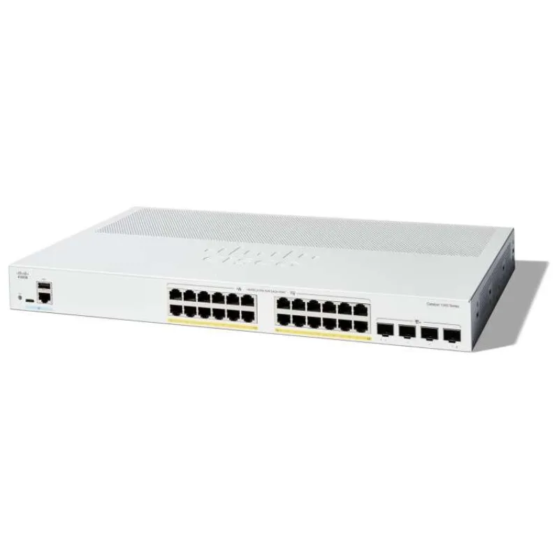 Cisco Catalyst switch C1300-24FP-4X (24xGbE,4xSFP+,24xPoE+,375W) - REFRESH (C1300-24FP-4X-RF)